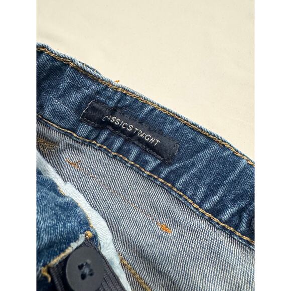 Lucky Brand Boys Classic Fit Straight Jeans 12 Blue Denim 5-Pockets - Picture 6 of 10